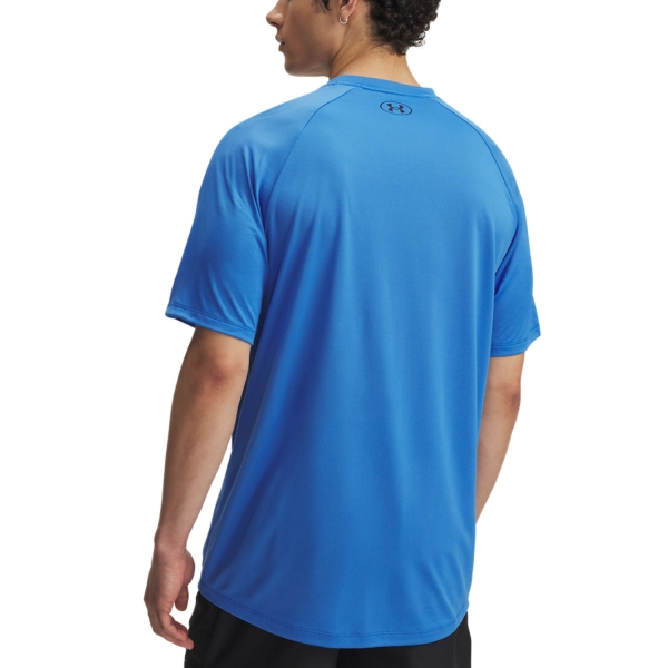 Under Armour Tech Reflective Maglietta - Blue Atlantis/Washed Navy