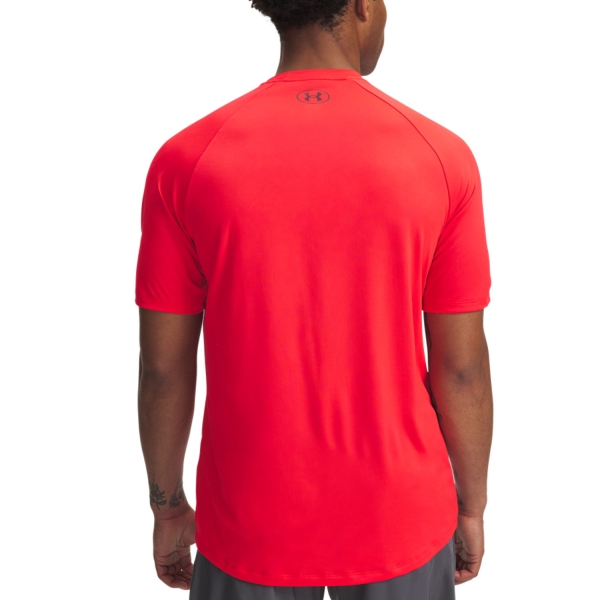 Under Armour Tech Reflective T-Shirt - Racer Red/Dark Maroon