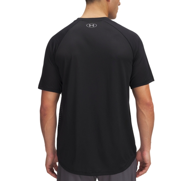 Under Armour Tech Fade Maglietta - Black/Titan Gray