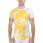 Mizuno Daybreakers Graphic T-Shirt - White/Citrus