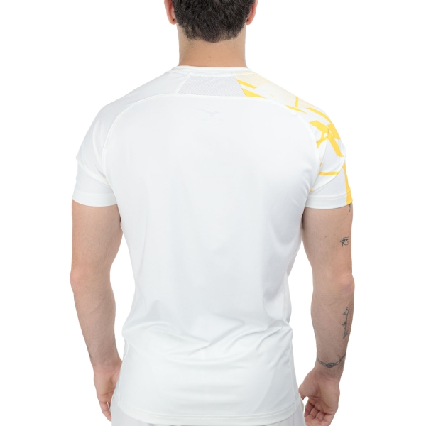 Mizuno Daybreakers Graphic T-Shirt - White/Citrus