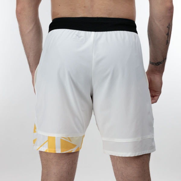 Mizuno Daybreakers 8in Pantaloncini - White/Citrus