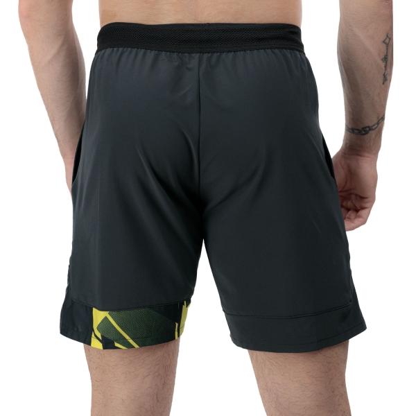 Mizuno Daybreakers 8in Shorts - Black/Vibrant Yellow