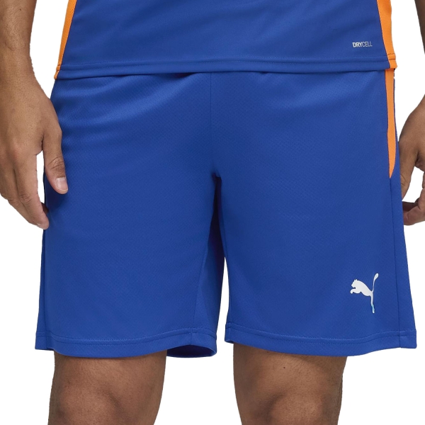 Pantalones Cortos Tenis Hombre Puma Individual 7.5in Shorts  Vivid Blue/Heat Fire 66016399