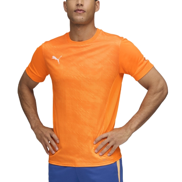 Men's Tennis Shirts Puma Individual Graphic Pro TShirt  Heat Fire 66028436