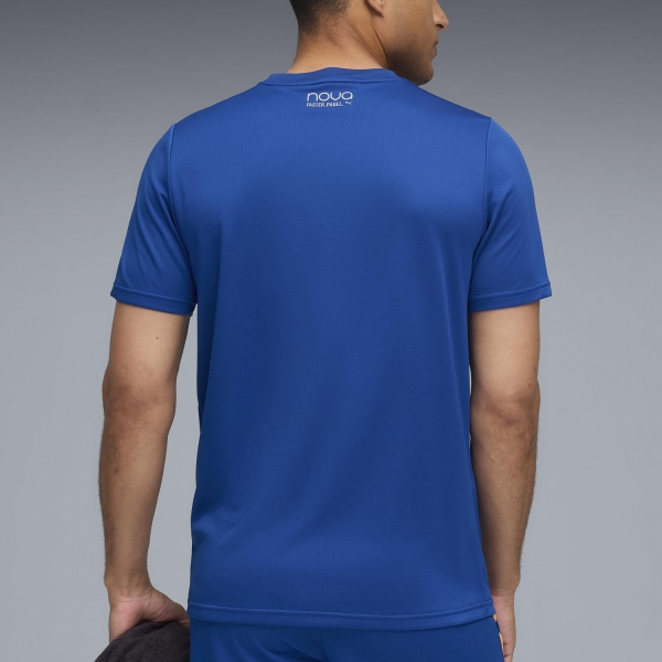 Puma Momo Graphic T-Shirt - Vivid Blue/Heat Fire/Black
