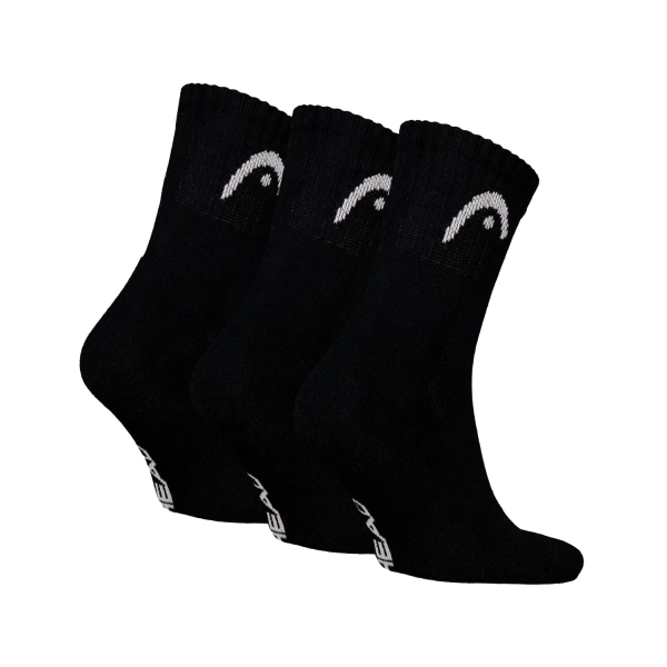 HEAD Club Crew x 3 Socks - Black