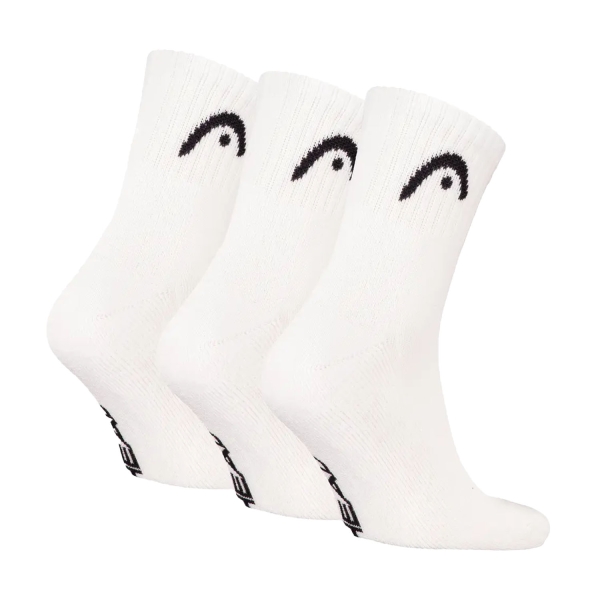 Head Club Crew x 3 Calcetines - White