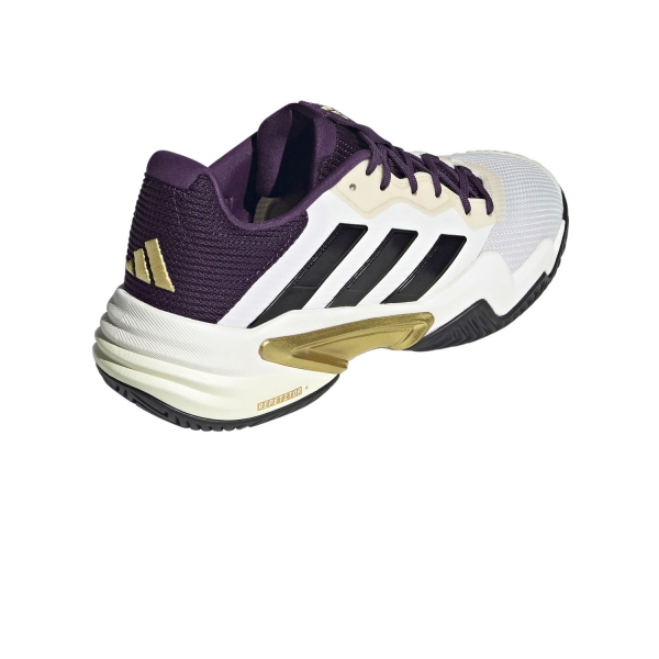 adidas Barricade 13 - Core White/Core Black/Aurora Plum