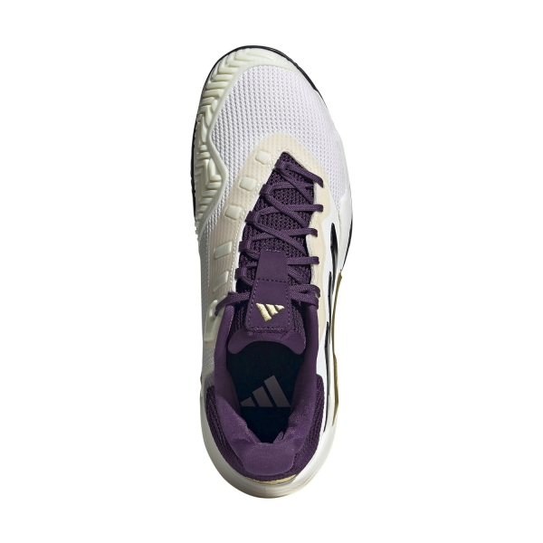 adidas Barricade 13 - Core White/Core Black/Aurora Plum