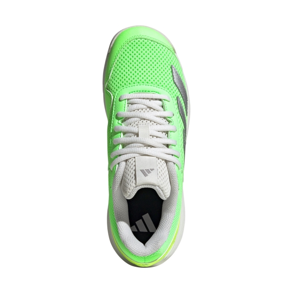 adidas Courtflash Junior - Pure Teal/Silver Metallic/Lucid Lemon
