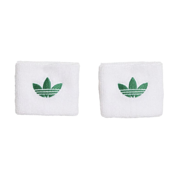 Polsini Tennis adidas Originals Logo Polsini Corti  White/Green JW8533