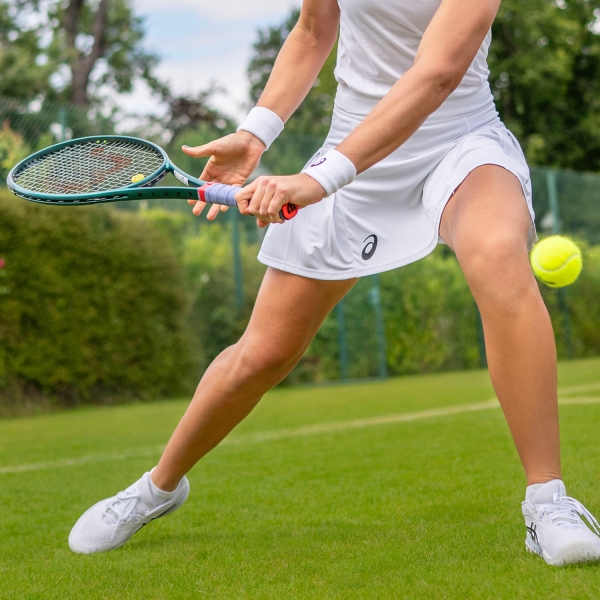 Asics Court Logo Falda - Brilliant White