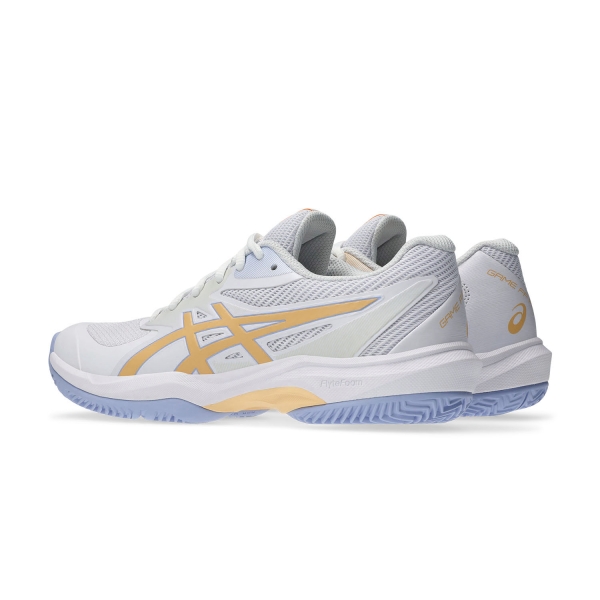 Asics Game FF Padel - White/Orange Glow