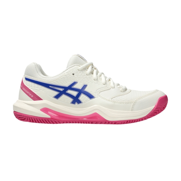 Calzado Tenis Mujer Asics Gel Dedicate 8 Clay  Cream/Dark Cobalt 1042A255105