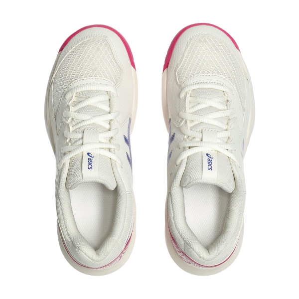 Asics Gel Dedicate 8 GS Junior - Cream/Dark Cobalt