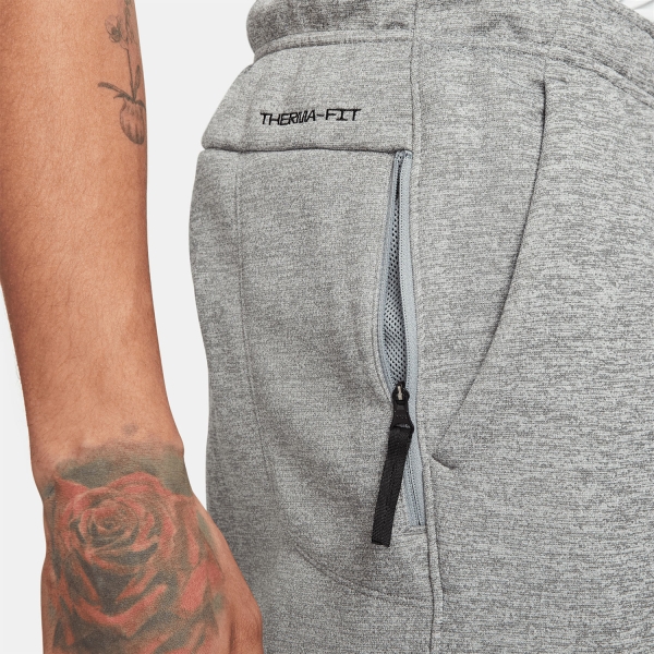Nike Therma-FIT Pantalones - Dark Grey Heather/Particle Grey/White