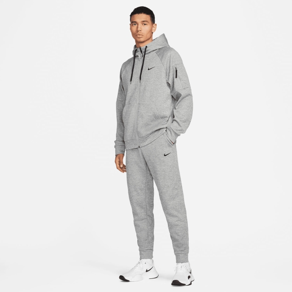 Nike Therma-FIT Pantalones - Dark Grey Heather/Particle Grey/White