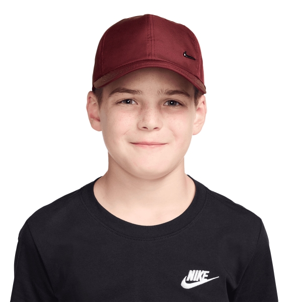Tennis Hats and Visors Nike DriFIT Club Cap Junior  Dark Team Red FB5064619