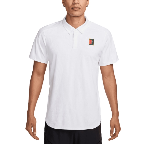 Polo Tennis Uomo Nike Court DriFIT ADV Slam Polo  White FZ6941100