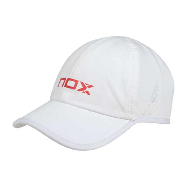 Gorras de Tenis NOX Pro Gorra  White/Red GONOXWHRE