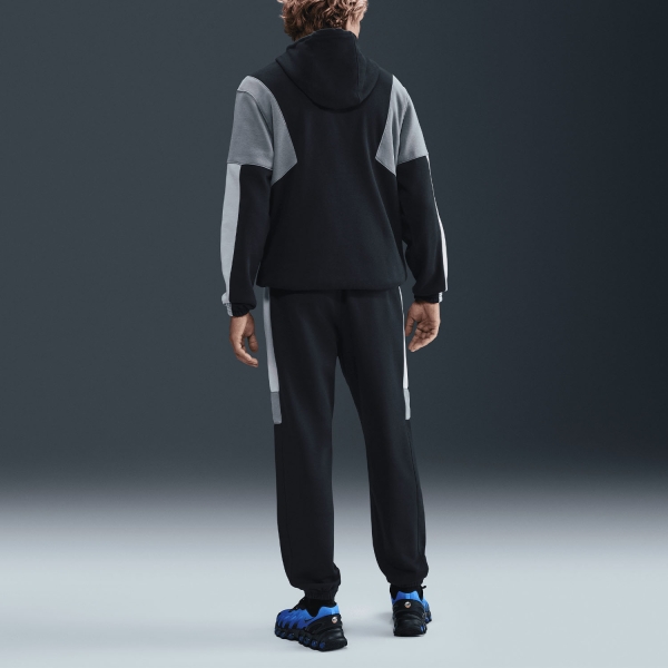 Nike Club Fleece Tuta - Black/Light Smoke Grey/Smoke Grey/White