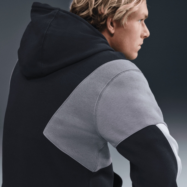 Nike Club Fleece Tuta - Black/Light Smoke Grey/Smoke Grey/White
