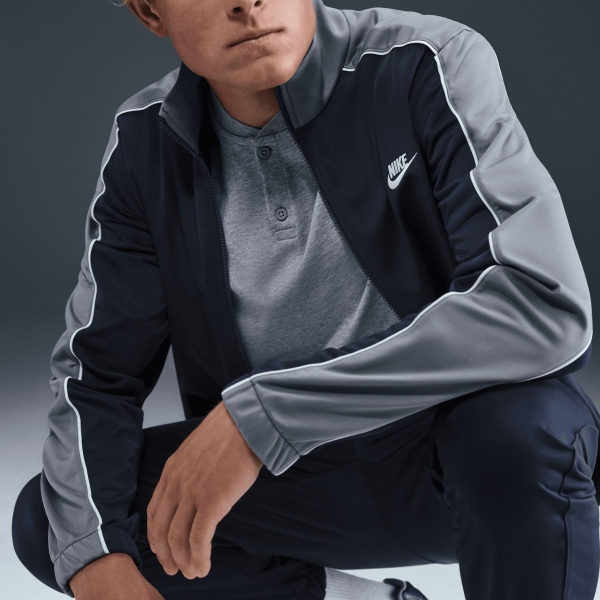 Nike Sportswear Club Tuta - Obsidian/Smoke Grey/White