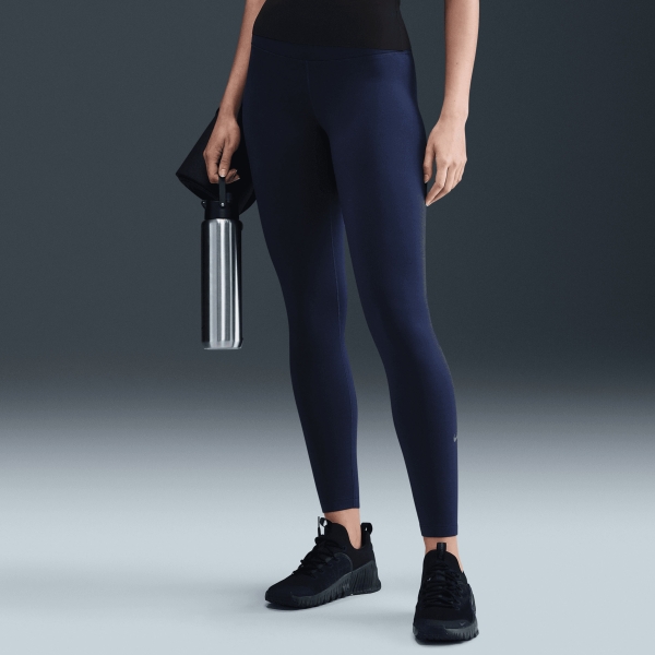 Pantalones y Tights de Tenis Mujer Nike One ThermaFIT Tights  Midnight Navy HV2298410