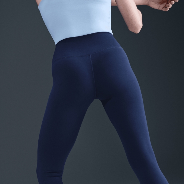 Nike One Tights - Midnight Navy/White