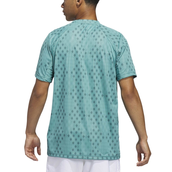 adidas Club Climacool Graphic Camiseta - Powder Teal/Preloved Teal