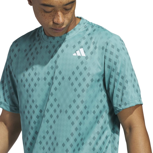 adidas Club Climacool Graphic Camiseta - Powder Teal/Preloved Teal