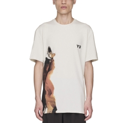 adidas Y-3 FreeLift Graphic T-Shirt - Orbit Grey