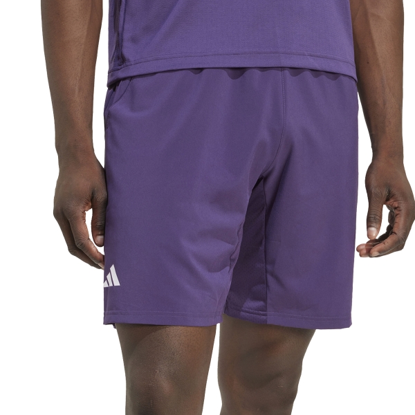 Men's Tennis Shorts adidas Club Climacool Logo 7in Shorts  Aurora Plum JY3013