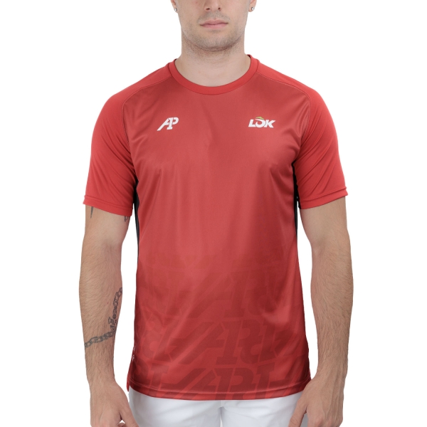 Men's Tennis Shirts LOK A1 TShirt  Hood Red LOLA1DA4M16