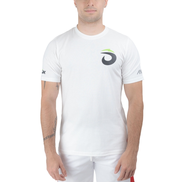 Men's Tennis Shirts LOK Glacier A1 TShirt  White LOLA1DA6M11