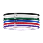 Nike Flex Slim x 6 Mini Fasce - Game Royal/University Red/White