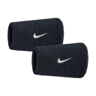 Nike Swoosh Classic Muñequeras Largas - Black/White