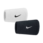 Nike Swoosh Classic Muñequeras Largas - Black/White