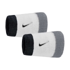 Nike Swoosh Classic Muñequeras Largas - White/Cool Grey/Black