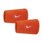 Nike Swoosh Classic Muñequeras Largas - Team Orange/White