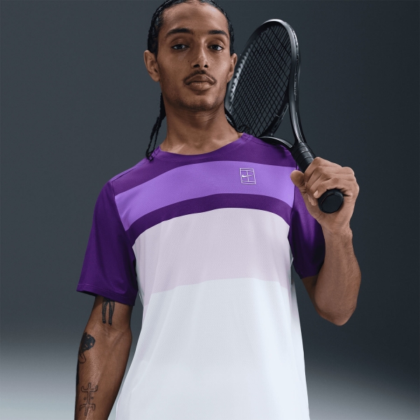 Nike Court Advantage Maglietta - Wild Grape/White