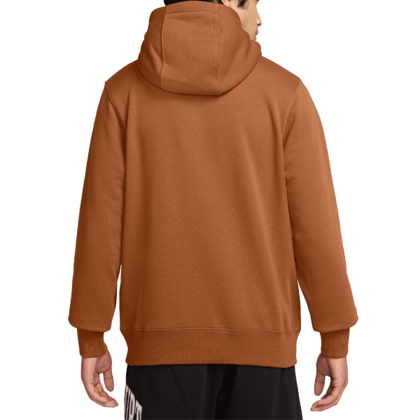 Nike Court Dri-FIT Heritage Hoodie - Dark Russet/Cinnamon
