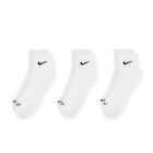 Nike Everyday Plus Cushioned Logo x 3 Calcetines - White/Black