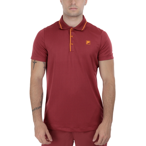 Polo Tennis Uomo Fila Corvin Polo  Tibetan Red TFM2522305730