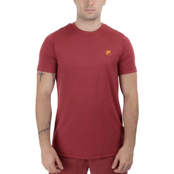 Maglietta Tennis Uomo Fila Tristan Maglietta  Tibetan Red TFM2523155730