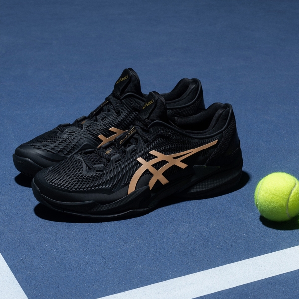 ASICS Court FF 3 Novak Night Energy - Black/Prism Gold