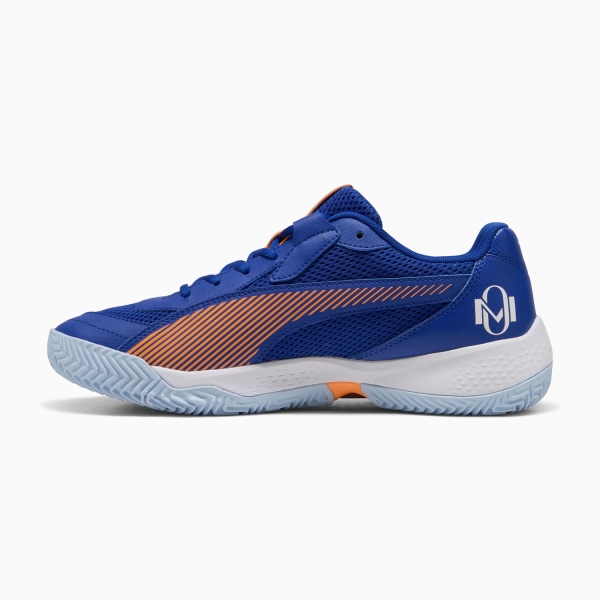 Puma NOVA Court Momo - Vivid Blue/Heat Fire/White/Glowing Red