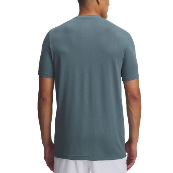 Under Armour Vanish Seamless Novelty T-Shirt - Jasper Blue/White