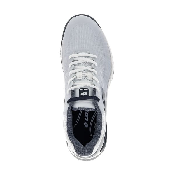 Lotto Mirage 100 II Clay - All White/Asphalt/Vapor Gray